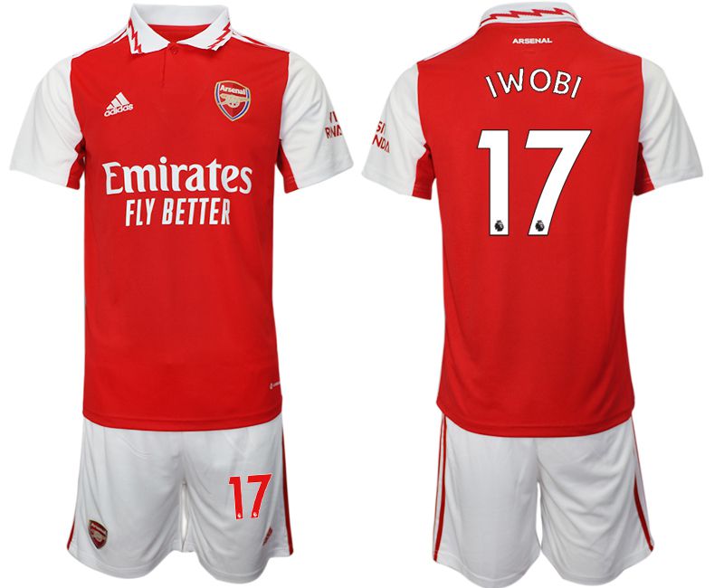 Men 2022-2023 Club Arsenal home red #17 Soccer Jersey